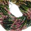 This listing is for the 15 inch strand of Multi Tourmaline Smooth Roundell in size of 4.5 mm approx,,Length: 15 inch